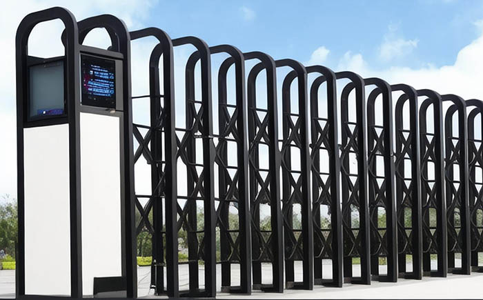 鋁型材定制開模自動伸縮門鋁型材